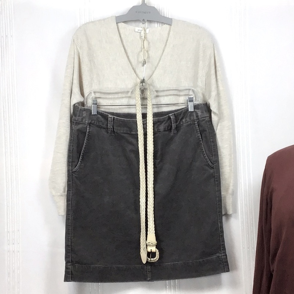 Vintage Leather Braided Cream Adjustable Belt Hippie Girl 60s 70s Style